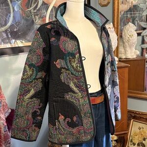 Vintage Multicolor Quilted Jacket